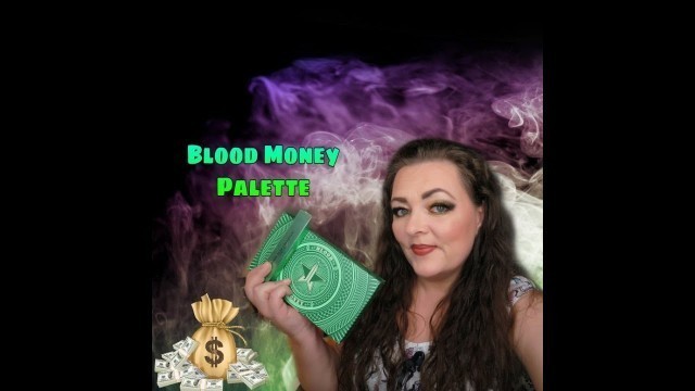 'JEFFREE STAR COSMETICS BLOOD MONEY PALETTE SWATCHES  #swatches #Bloodmoneypalette #greenpalette'