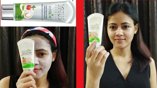 'Lotus Herbals WhiteGlow Skin Whitening and Brightening Masque Review'