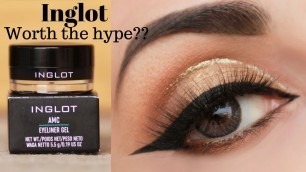'Daytime soft glam makeup | How is Inglot gel eyeliner?'