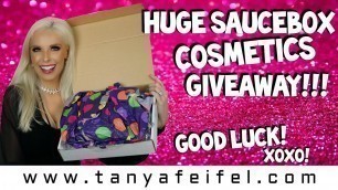 'Huge Saucebox Cosmetics Giveaway!!! | Good Luck! XOXO! | Tanya Feifel-Rhodes'
