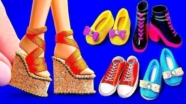 '21 DIY Ideas for Barbie Shoes, Dollhouse and Cosmetics'