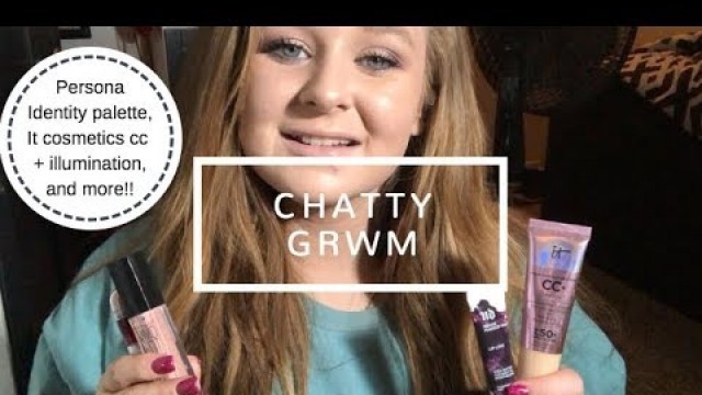 'CHATTY GRWM| IT COSMETICS CC + ILUMINATION CREAM, PERSONA CONSMETICS IDENTITY PALETTE'