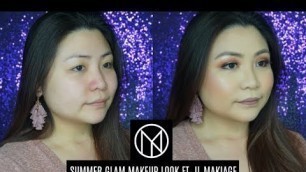 'SUMMER GLAM MAKEUP LOOK FT. IL MAKIAGE'