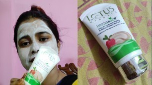 'Lotus Herbals Whiteglow Yogurt Skin Whitening And Brightening Masque Review/Plz subscribe ☺☺☺'