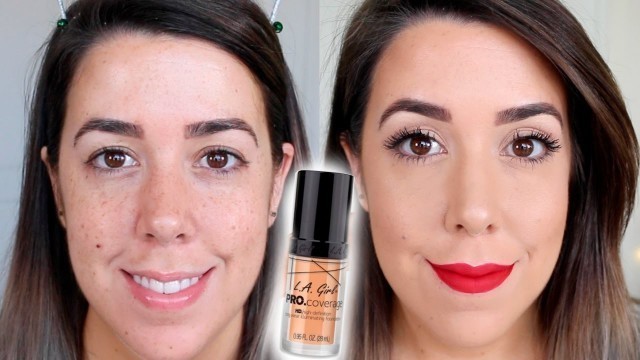 'LA Girl Pro Coverage High Definition foundation | Primeras Impresiones'