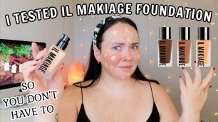 'I TESTED IL MAKIAGE FOUNDATION SO YOU DON\'T HAVE TOO | FIRST IMPRESSION / REVIEW | 2020'