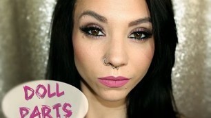 'Jeffree Star Cosmetics Doll Parts Liquid Lipstick Makeup Look.'