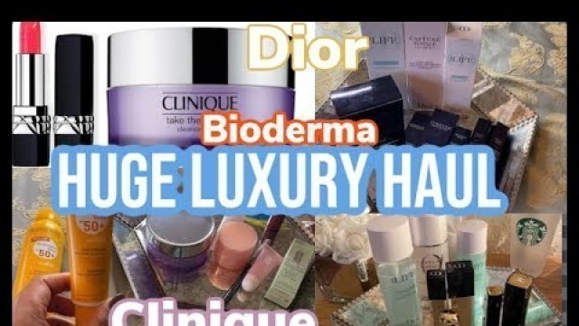 'Luxury Haul 2020, Dior Beauty and Skincare haul, Clinique, Bioderma'