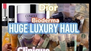 'Luxury Haul 2020, Dior Beauty and Skincare haul, Clinique, Bioderma'