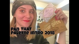 'Pan that Palette 2018 Intro | Tarte Swamp Queen and Two Faced Natural Eyes'