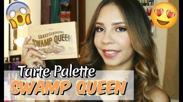 'REVIEW Tarte x Grav3yardGirl \"Swamp Queen\" Palette Swatches | Mirianny'