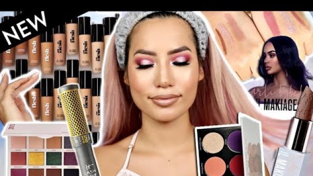 'FLESH FOUNDATION+ IL MAKIAGE X CARLI BYBEL & MORE | FULL FACE OF NEW RELEASES'