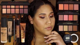 'FULL FACE USING L.A. GIRL COSMETICS | Affordable & New Products | Tianna Rene'