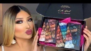 'NEW L.A GIRL COSMETICS FANATIC EYESHADOW PALETTES!'