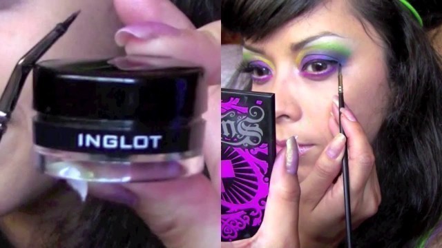 'Alexander the grape makeup tutorial (sugarpill & Inglot)'