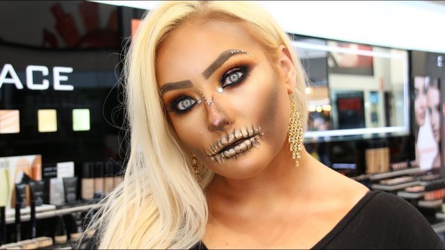 'SKULLS FOR HALLOWEEN PART 3 MAKEUP TUTORIAL | INGLOT AUSTRALIA'