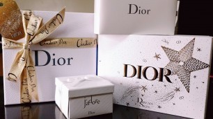 'Unboxing Dior Holiday 2020 Skincare & Makeup Haul'