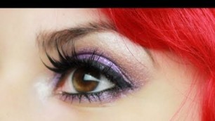 'Glam Purple Eyes w/ Sugarpill Hysteric & Inglot Cosmetics'