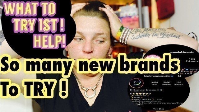 'UNBOXING #NEWMAKEUP & MORE #BLACKMOONCosmetics #Scandalbeauty #storybookcosmetics'