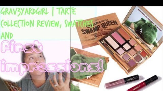 'Grav3yardgirl Tarte Makeup Review | First Impressions'