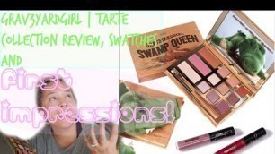 'Grav3yardgirl Tarte Makeup Review | First Impressions'