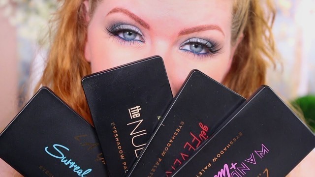 'New Drugstore Makeup | L.A. Girl Eyeshadow Palette Review, Swatches, Looks'