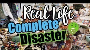 'REAL LIFE MESSY CLEAN WITH ME COMPLETE DISASTER MESSY ROOM CLEAN BEFORE AND AFTER (ALL DAY CLEAN)'