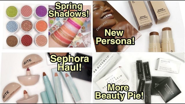 'NEW MAKEUP HAUL | Sephora Haul, Persona, Beauty Pie, Colourpop...'