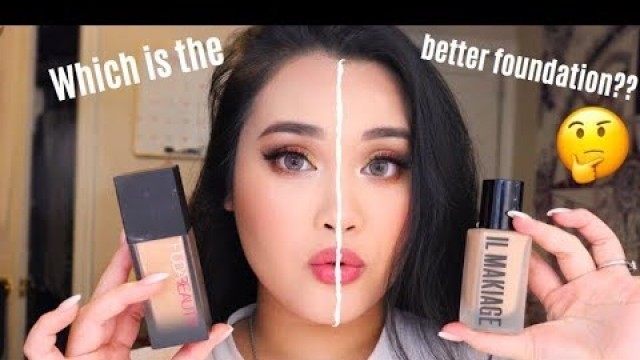 'Huda Beauty #FAUXFILTER VS. Il Makiage Foundation REVIEW & Tested'