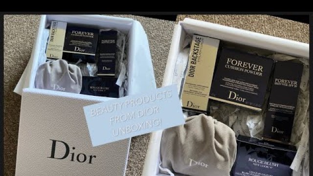 'DIOR BEAUTY PRODUCTS UNBOXING!'