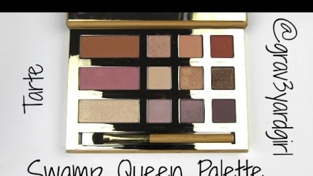 'Tarte x Grav3yardgirl Swamp Queen Palette: Live Swatches & Review'