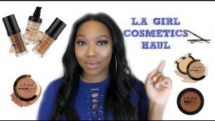 'NEW L.A GIRL COSMETICS HAUL'