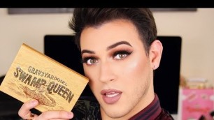 'Makeup Collection - Grav3yardgirl x Tarte Swamp Queen Palette Tutorial | MannyMua'