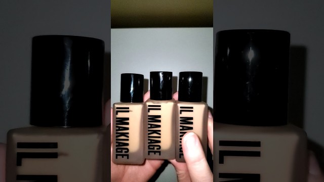 'Il Makiage Foundation unboxing - swatching of colors 55, 75, and 120'