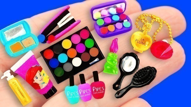 '23 DIY Barbie Makeup Cosmetics ~ Lipstick, Eyeshadow, Mascara, and more!'