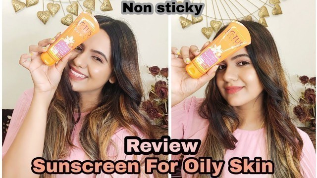 'Lotus Herbals UV Screen Matte Gel SPF 50 | Review | For Normal to Oily Skin | Babita Sejwal'