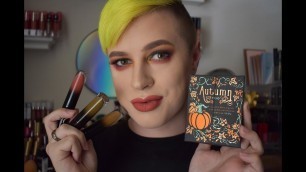 'BLACK MOON COSMETICS AUTUMN TRIO SWATCHES & REVIEW'