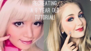 'I Tried Following An \"Old-School\" Tutorial! || Michelle Phan\'s Barbie Transformation'