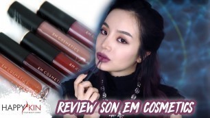 'Swatch + Giveaway Em Cosmetics Infinite Lip Clouds Mới Của Michelle Phan'