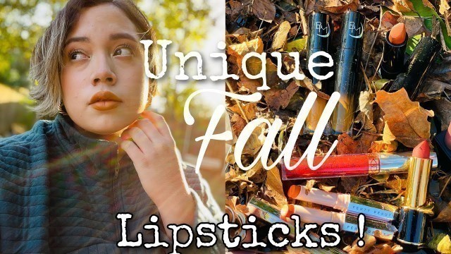 'FALL LIPSTICKS 2021 | FENTYBEAUTY, BLACK MOON COSMETICS LIPSTICKS, PAT MCGRATH, HUDABEAUTY , ABH'