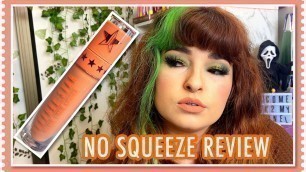 'No Squeeze Review | Jeffree Star Cosmetics Single Lipstick Review'