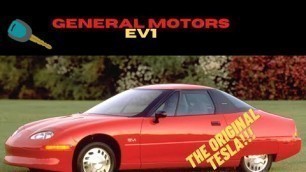 '1996 GM EV1 the first mass produced electric car'