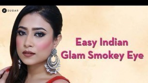 'Easy Indian Glam Smokey Eye | SUGAR Cosmetics'