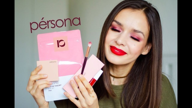 'Persona Cosmetics First Impressions 2019 | Color Theory Eye Kit in Pink | Mariya Marinova'