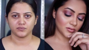 '0 to 100 Makeup Transformation using LA Girl products| GoGlam'