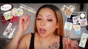 'ONE BRAND TUTORIAL| FULL FACE OF THE BALM COSMETICS| Troubled Beauty'