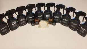 'LUSH Cosmetics Body Spray Haul | 2020 Limited Edition Fragrances'