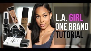 'L.A. Girl One Brand Makeup Tutorial'
