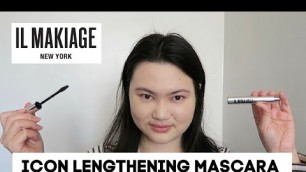 'IL Makiage Icon Lengthening Mascara Black Review + Try On @IL MAKIAGE  | Tracey Studio'