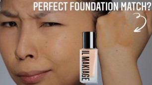 'IL MAKIAGE PowerMatch Quiz? Woke Up Like This Foundation/F*ck I\'m Flawless Concealer | Dry Skin'